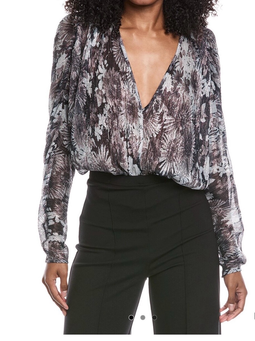 Ramy Brook  Dove Gray Margot bodysuit